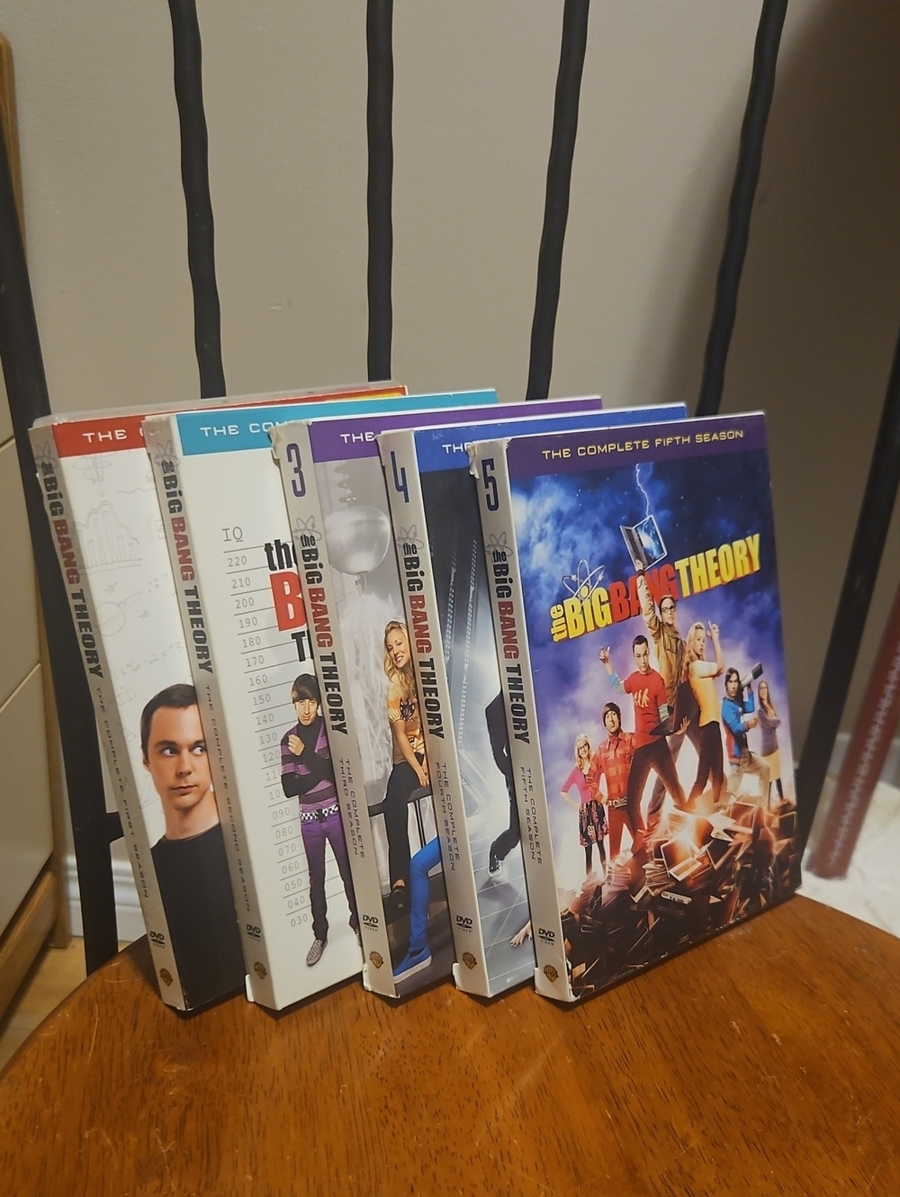 The Big Bang Theory  DVDs - Almost Complete Collection, 1-5.